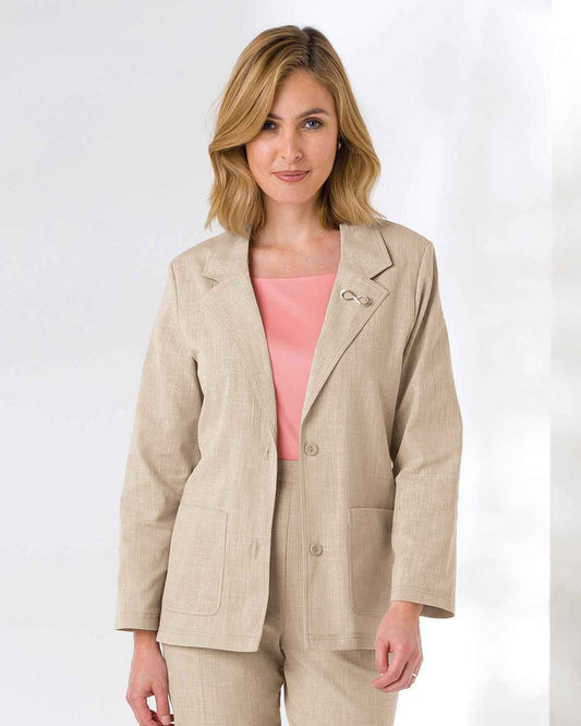 Polly Jacket - Stone - The Classic Boutique