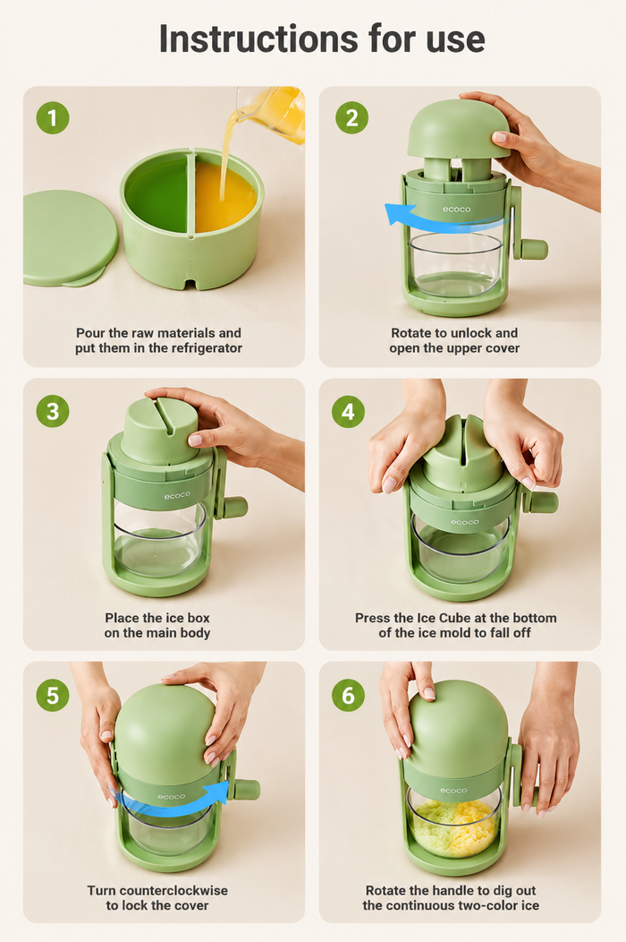 Make Two-Color Shaved Ice