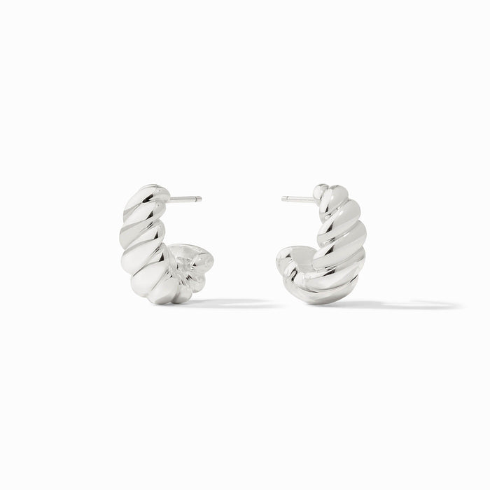 Ravello Statement Hoop Earring Silver