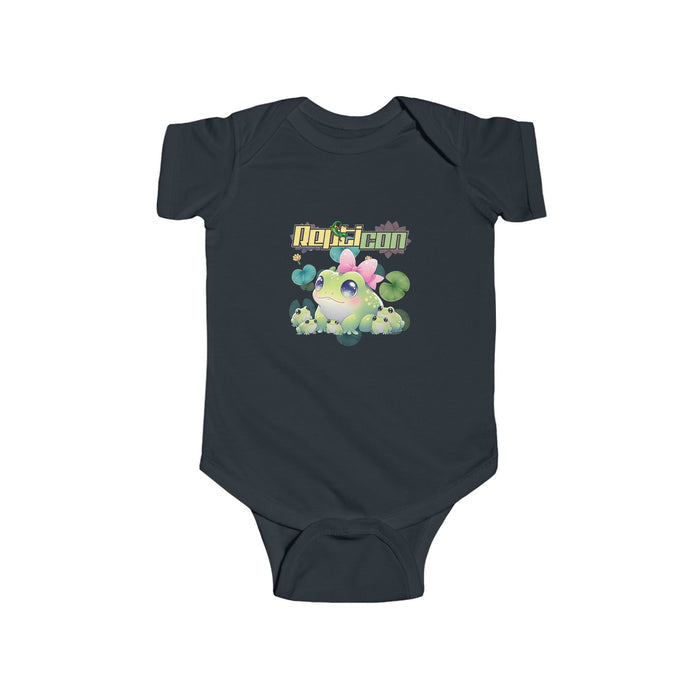 Repticon Infant Fine Jersey Bodysuit w/ Frogs