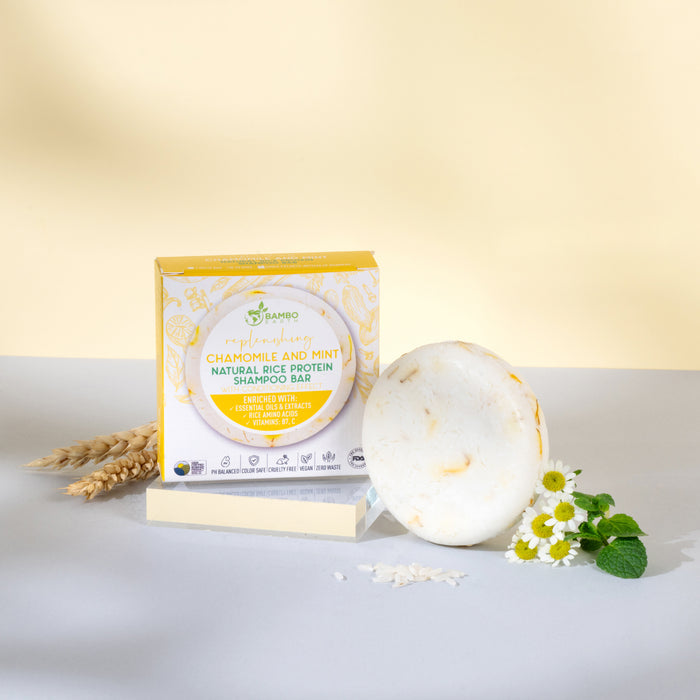 Rice Protein Shampoo With Chamomile & Mint