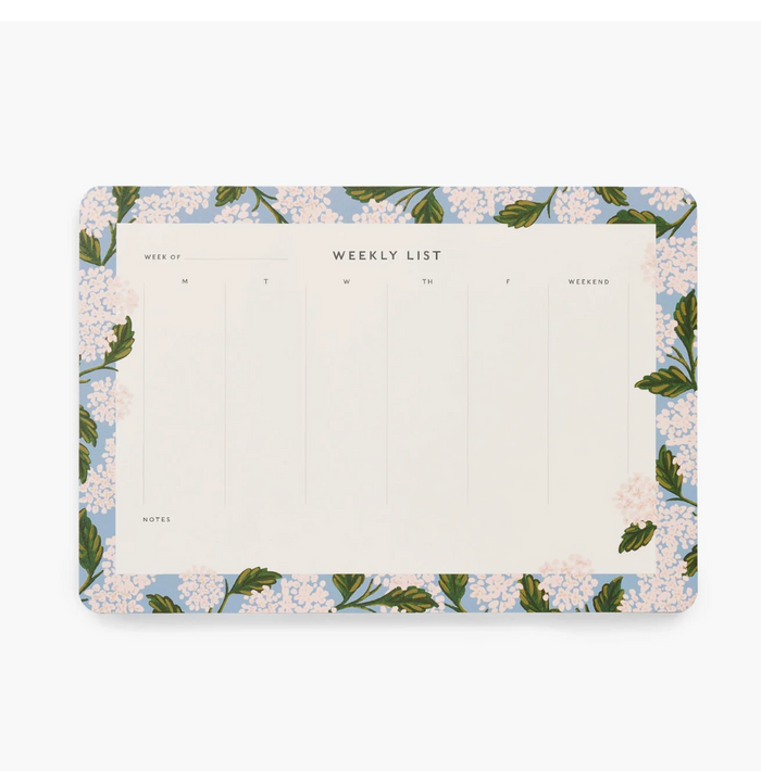 Rifle Paper Notepad Weekly Desk