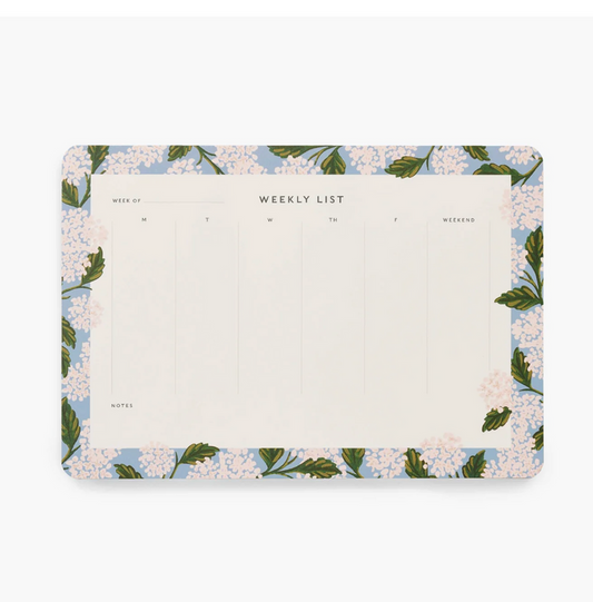 Rifle Paper Notepad Weekly Desk