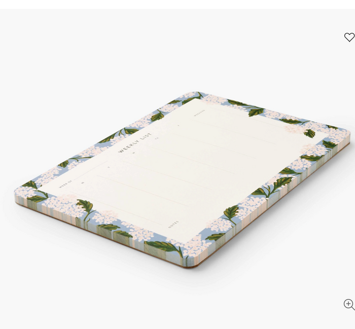 Rifle Paper Notepad Weekly Desk
