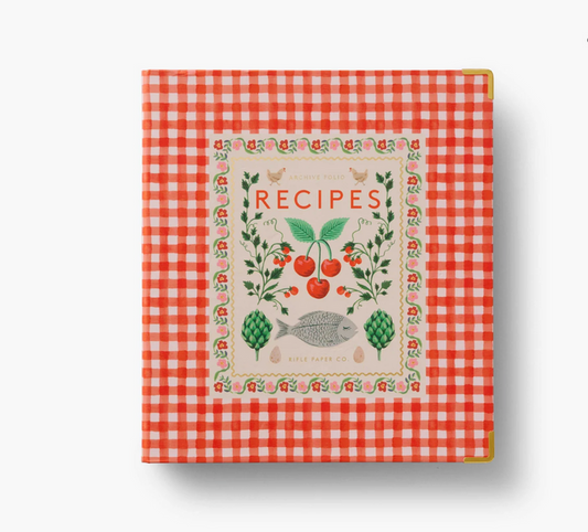 Rifle Paper Recipe Binder