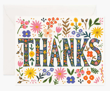 Rifle Paper Thank You Greeting Card