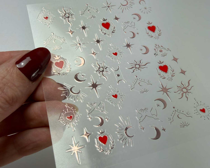 Romeo & Juliet Rose Gold Nail Art Decals