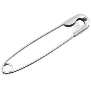 Safety Pins, Silver, Assorted Sizes & Quanities