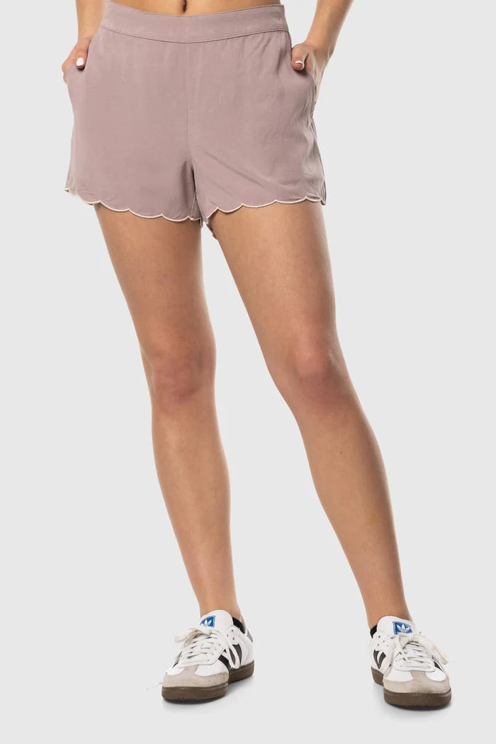 Scallop Short Shorts - Front