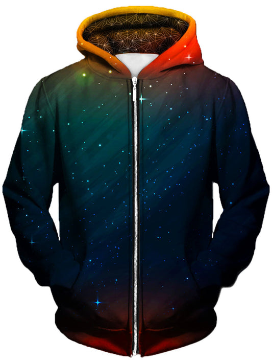 Setting Night Unisex Zip-Up Hoodie Gratefully Dyed Damen Epic Hoodie