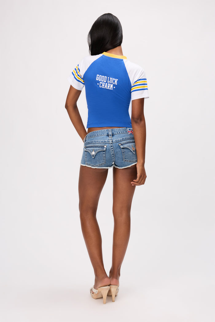 Shrunken Team Jersey in Blue