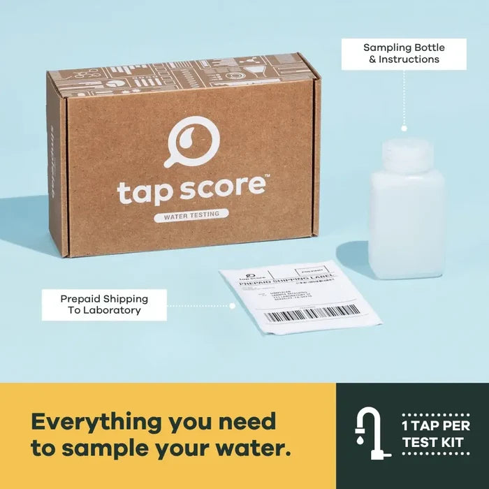 Tap Score box, a single vial and materials