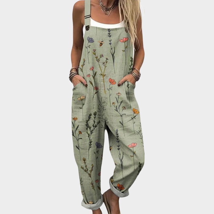 Sonia | Comfortable Printed Dungaree