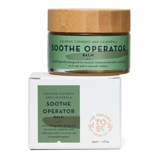 The Organic Skin Co Calming Turmeric and Calendula Soothe Operator Balm _1
