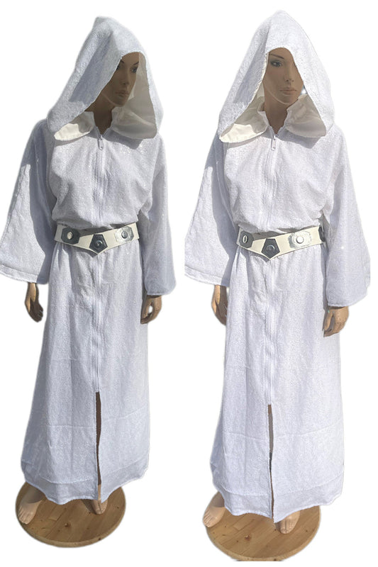 Space Rebel Princess Inspired Robe in Sequins with Belt
