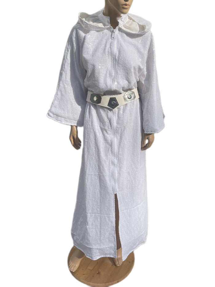 Space Rebel Princess Inspired Robe in Sequins with Belt