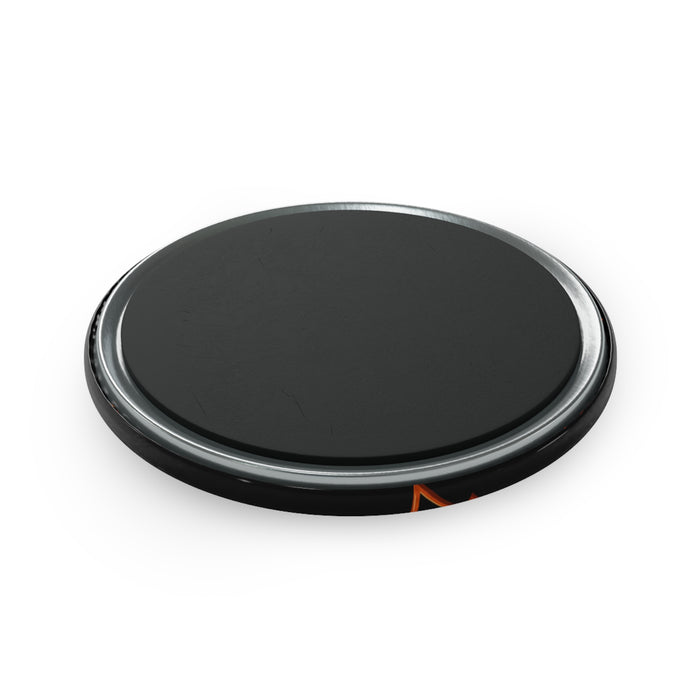 Sports With Strawberry Ice Round Button Magnet
