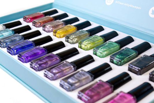 Stamping Polish Kit - Metallic Shimmer - 20 polishes