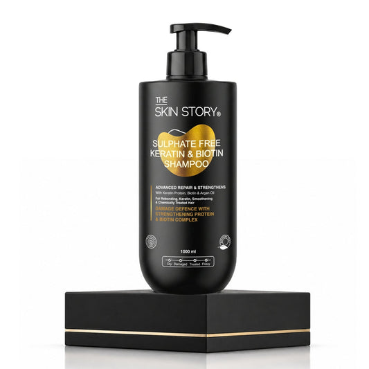 Sulphate Free Keratin & Biotin Shampoo Repairs Damaged Hair 1 Litre