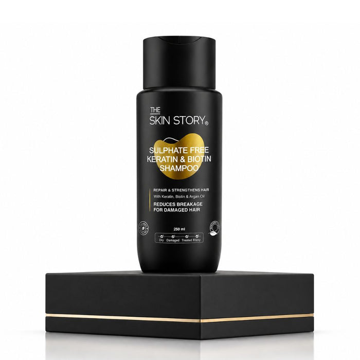 Sulphate Free Keratin & Biotin Shampoo – Repairs Damaged Hair