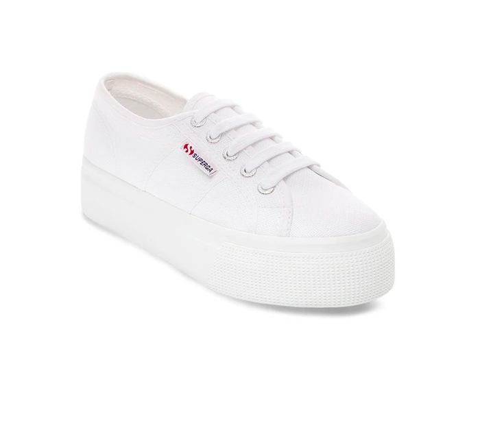 Superga High - White Leather