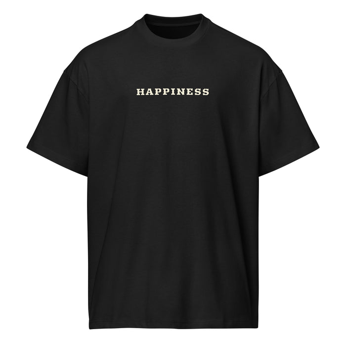 T-shirt Happiness Worldwide noir face - streetwear