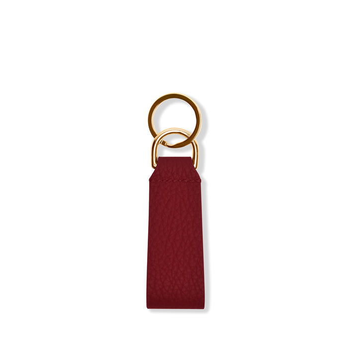 Tab Keychain Garnet Red