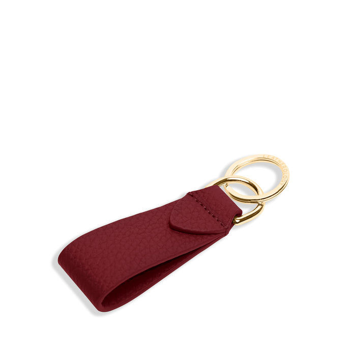 Tab Keychain Garnet Red