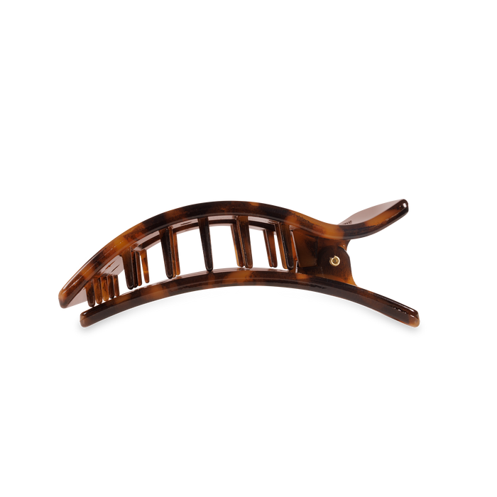Teleties Medium Flat Rectangle Hair Clip-Tortoise