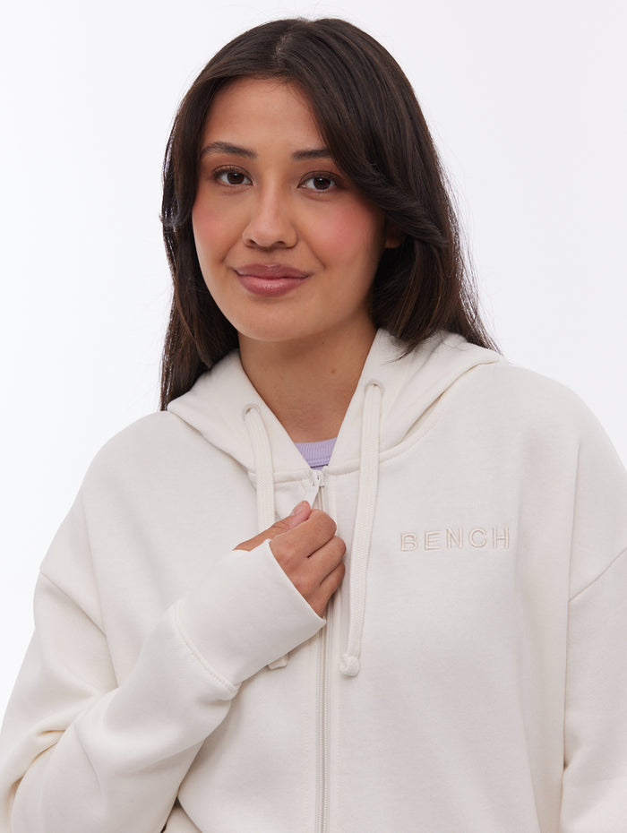 Temra White WH007 Zips Oversized Embroidery Shot 2