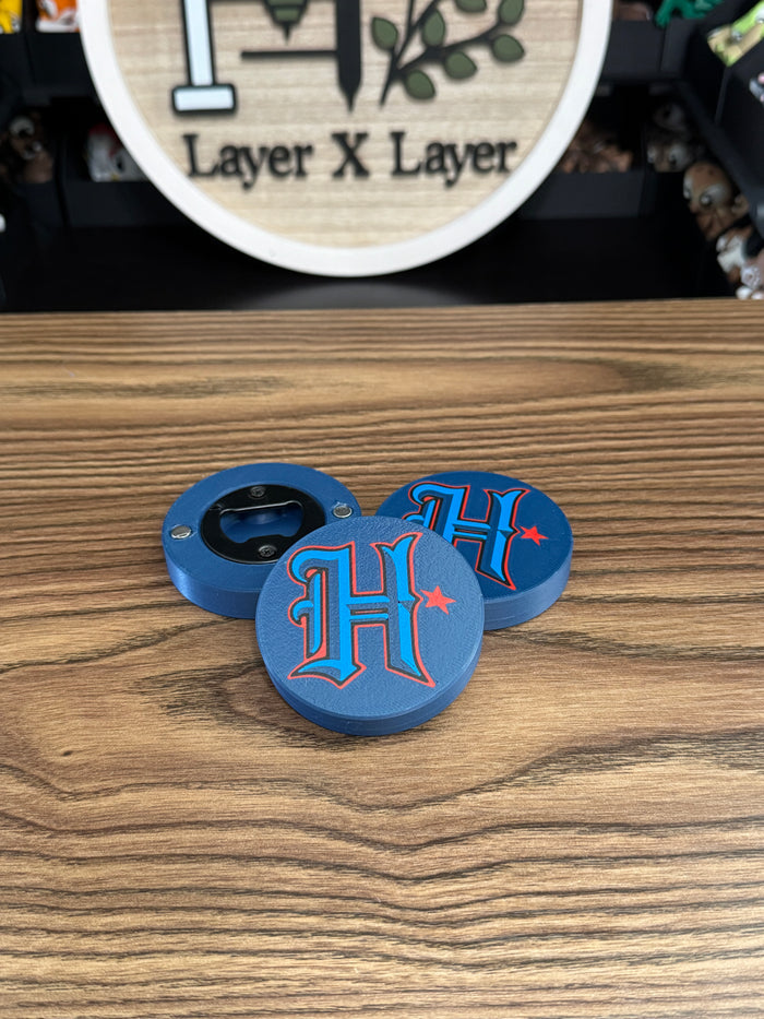 Texans H Magnetic Bottle Opener