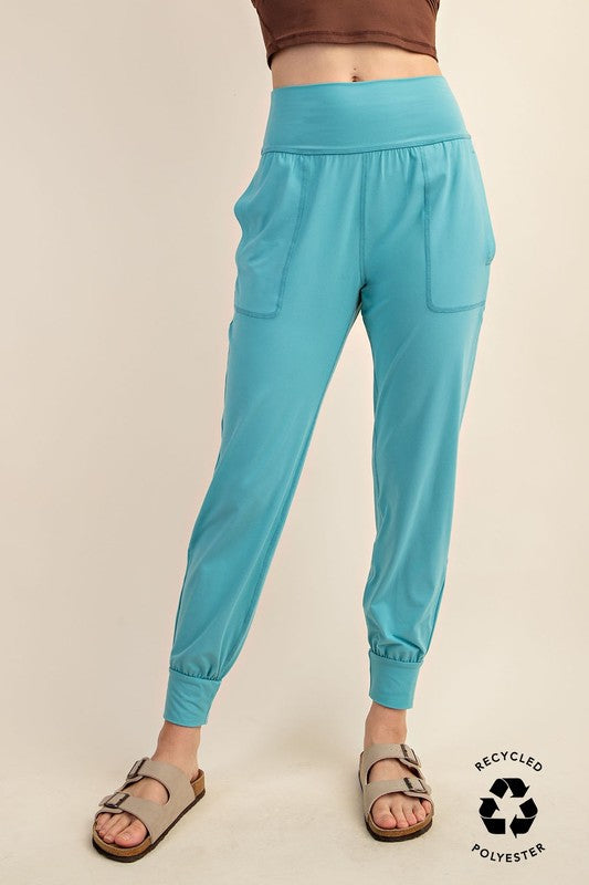 The Luxe Lounge Joggers - Tidal Wave / M