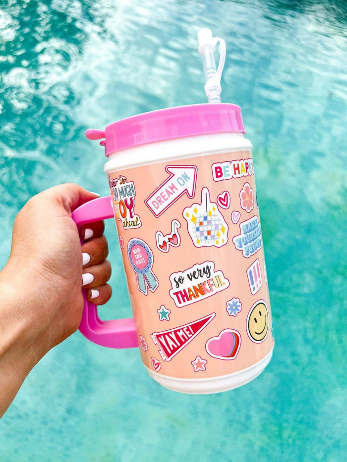 Thermo Jug (Pink) - Joy Collage - Intimate Whispers