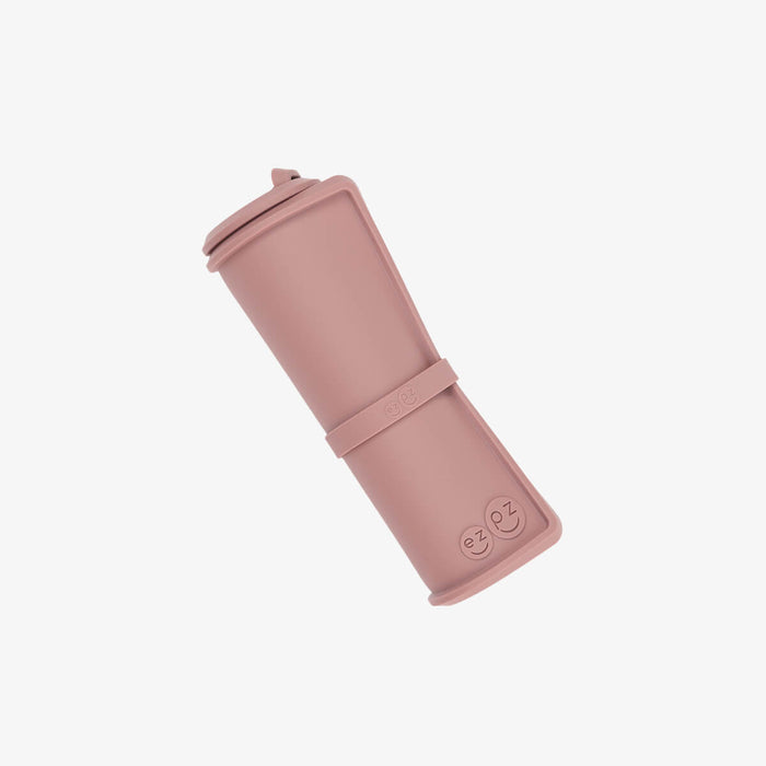 The Tiny Placemat in Blush is a non-slip, silicone placemat that fits on most highchair trays