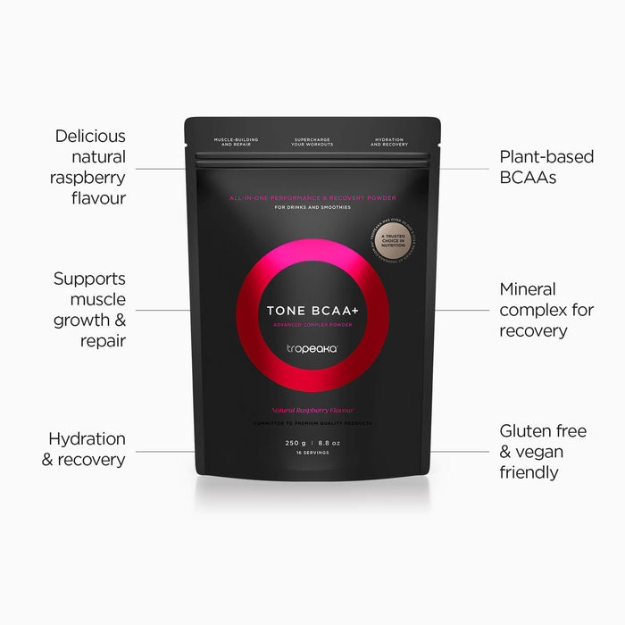 Tropeaka Tone BCAA+ Raspberry - 250g - L'Organic