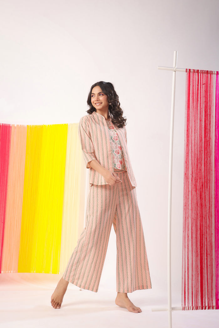 Tulip Treasure Cotton Three Piece Set