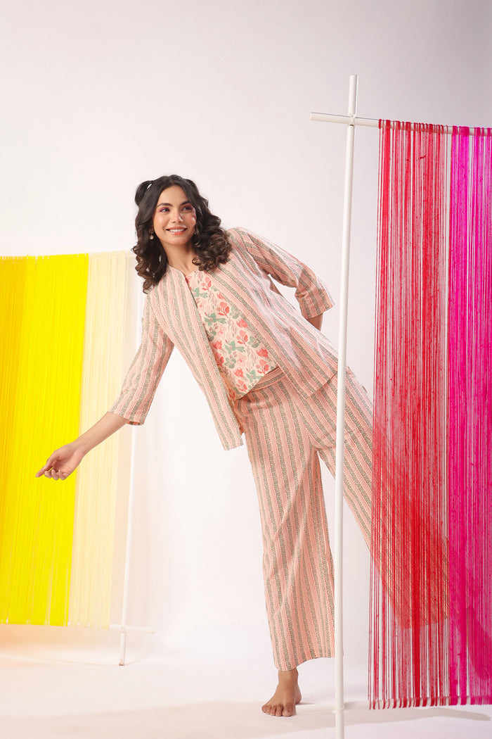 Tulip Treasure Cotton Three Piece Set