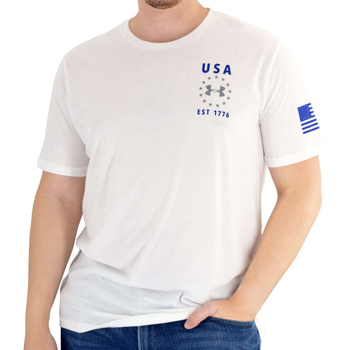 Under Armour USA Emblem T-Shirt White