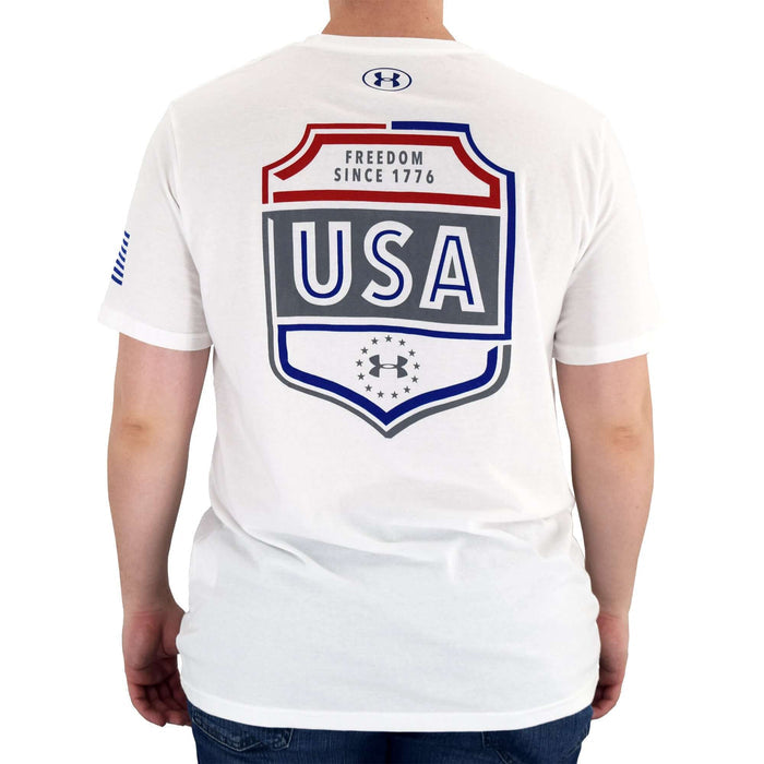 Under Armour USA Emblem T-Shirt White