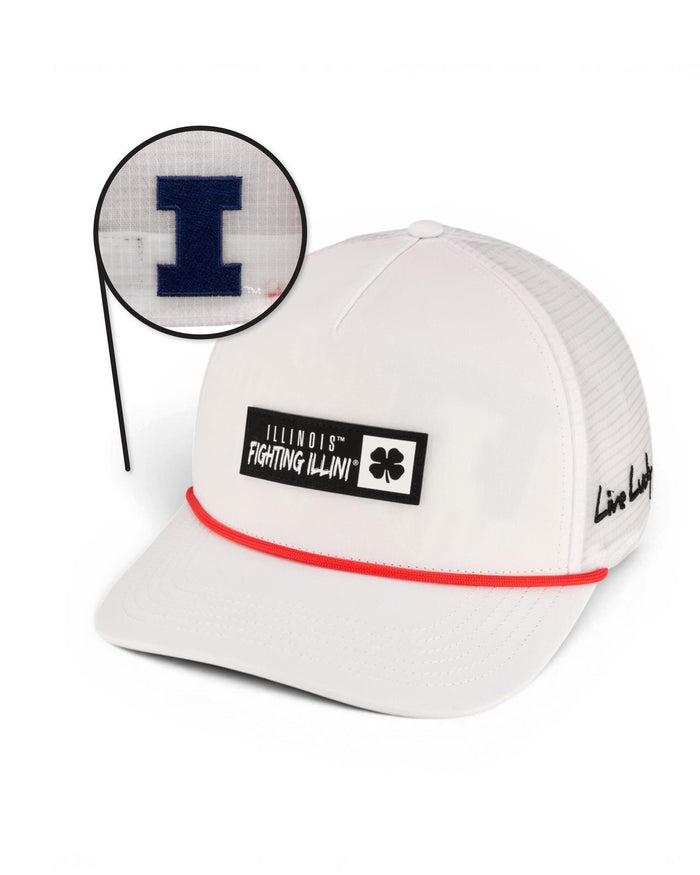 University of Illinois Whiteout - Orange and White UIUC Hat