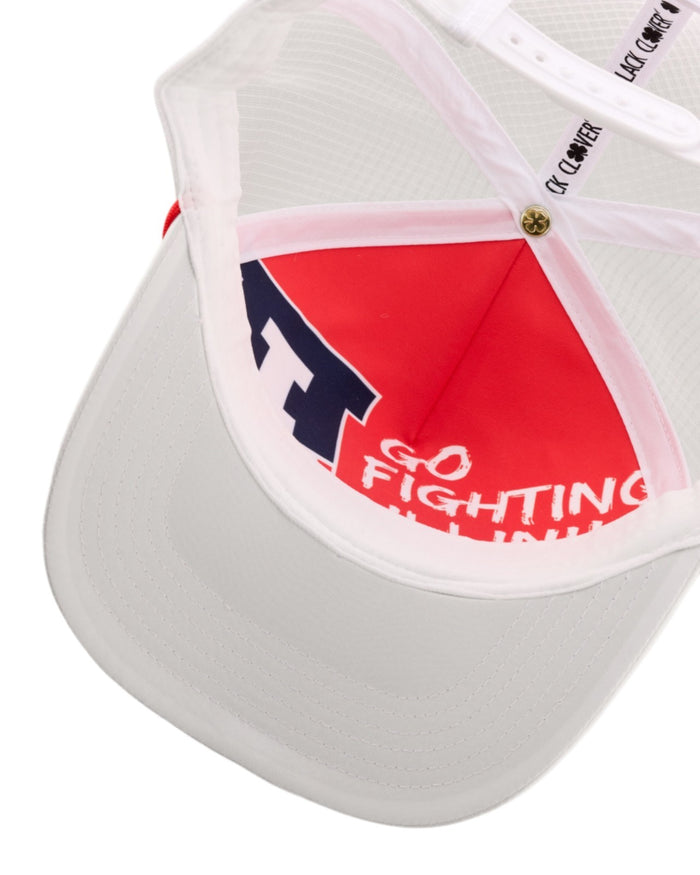 University of Illinois Whiteout - Orange and White UIUC Hat
