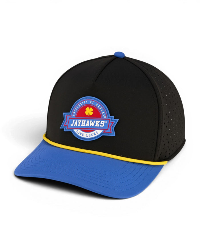 University of Kansas Blitz - Blue and Black KU Hat