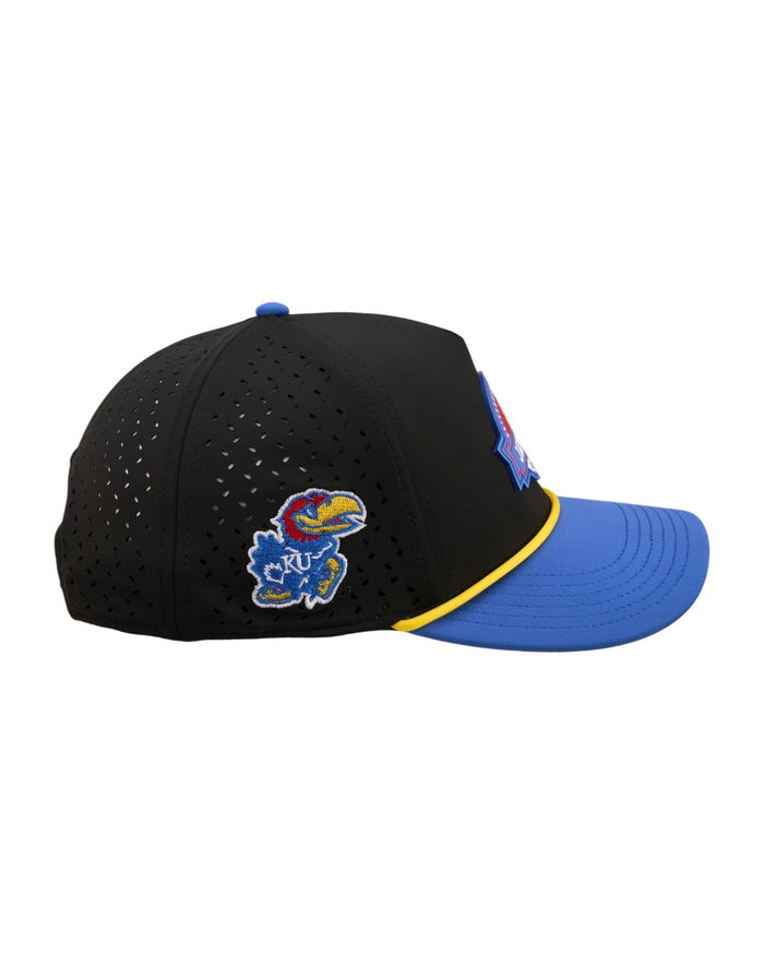 University of Kansas Blitz - Blue and Black KU Hat