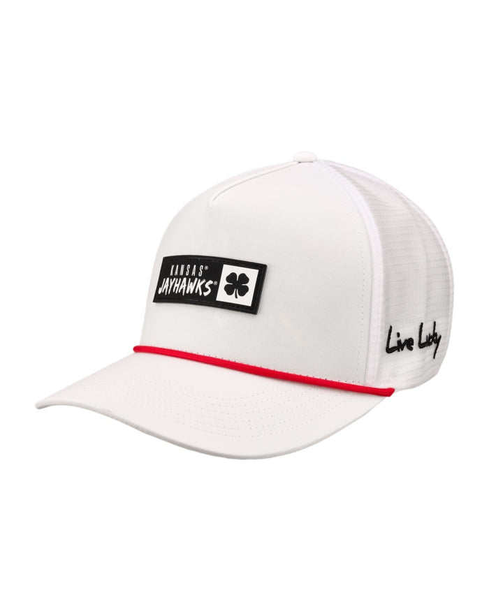 University of Kansas Whiteout - Blue and White KU Hat