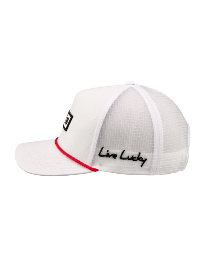 University of Kansas Whiteout - Blue and White KU Hat