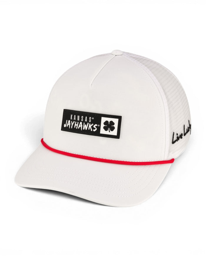 University of Kansas Whiteout - Blue and White KU Hat