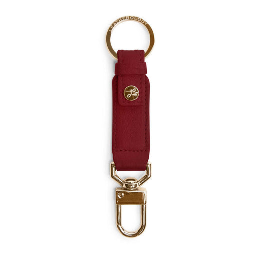 Valet Snap Keychain Garnet Red
