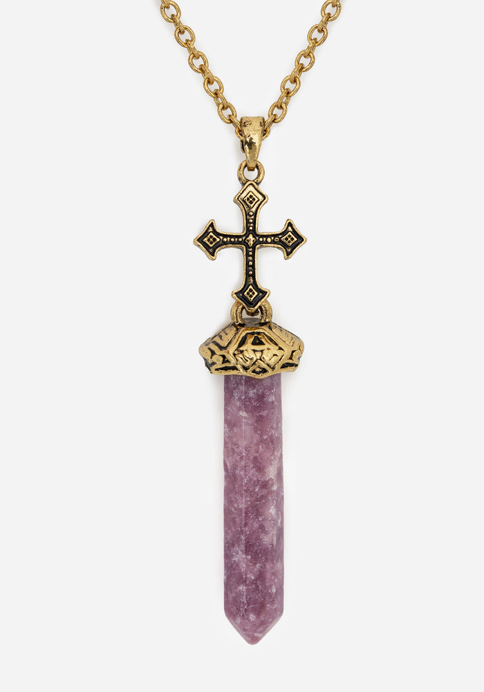 Vallum Cross Shard Necklace