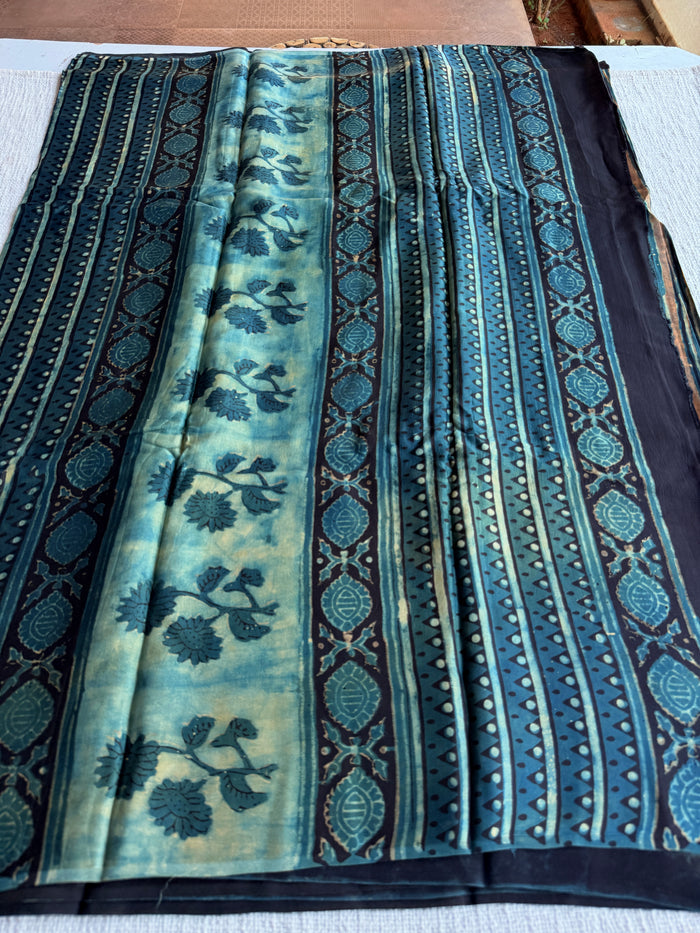 Vanaspati printed modal silk saree