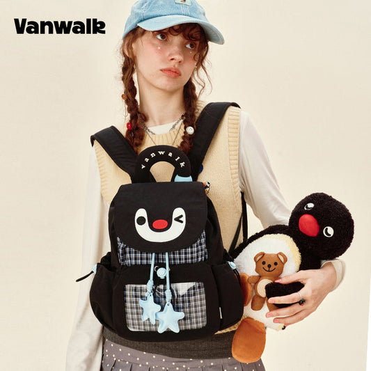VANWALK Cute Design Pingu Series Backpack v2980